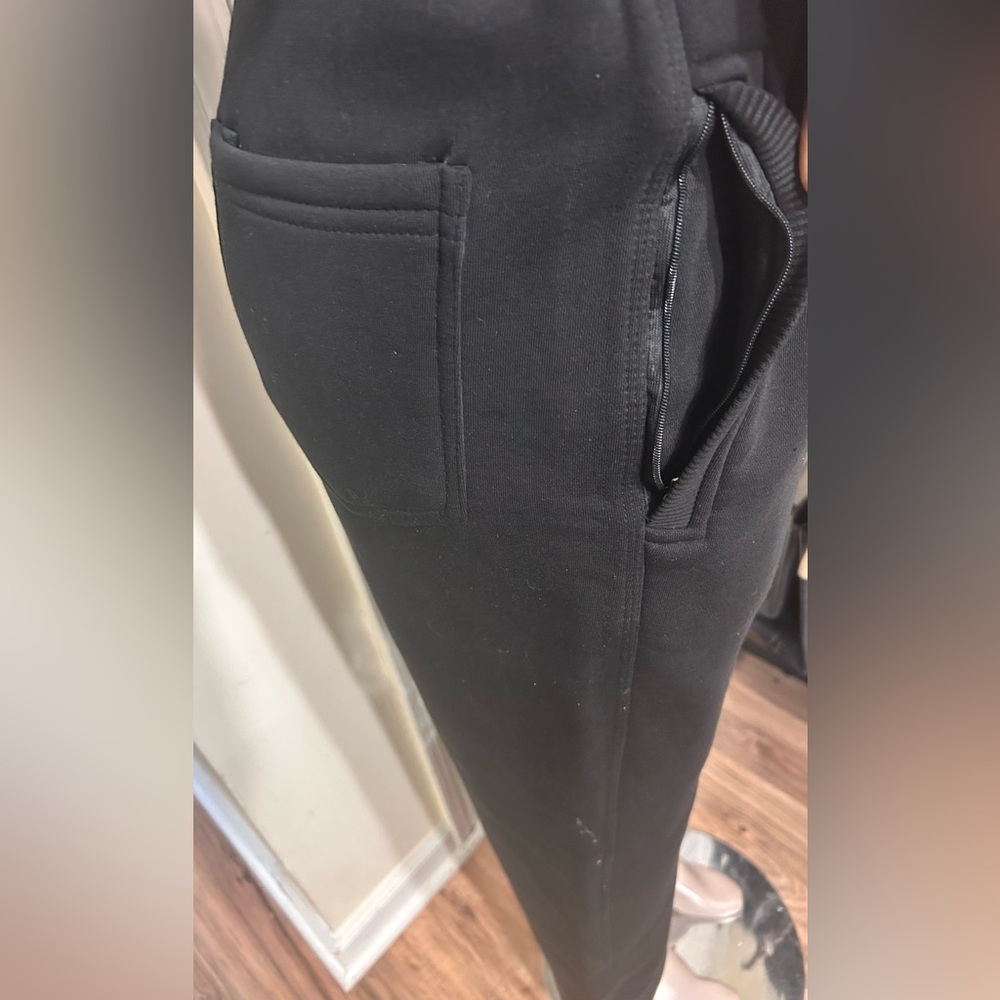 Men’s Black Sweatpants with Logo/Size:S-M/Excellent Condition(NO Re-Sale) - Picture 5 of 10